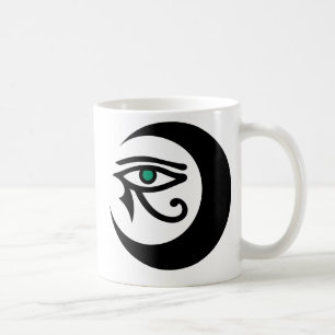 LunaSees Logo Mug (black with jade iris)