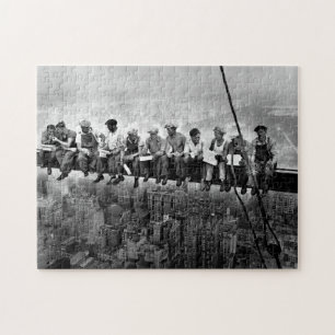 Lunch Atop A Skyscraper C1932 New York Ironworkers Jigsaw Puzzle