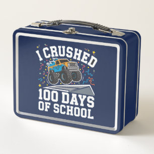 Lunch Box 100 jours de l'école Monster Camion 100e jour écol