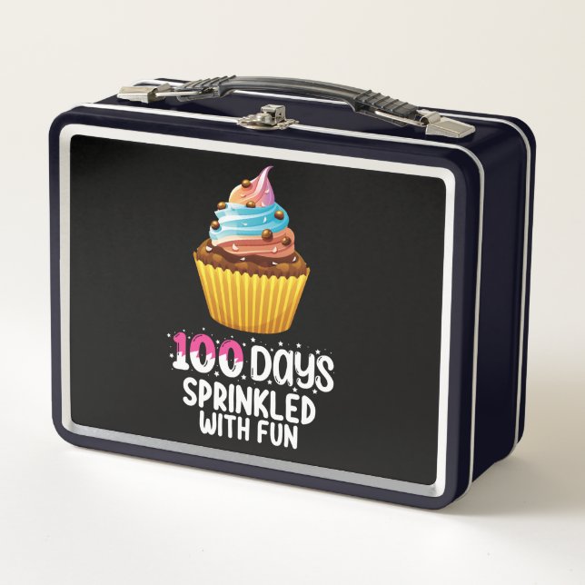Lunch Box 100 Jours Saupoudrés D'Un Enseignant De L'École De (Devant)