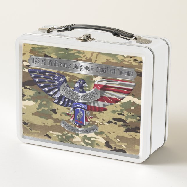 Lunch Box 173e Brigade Abn "Fière d'avoir servi" (Devant)