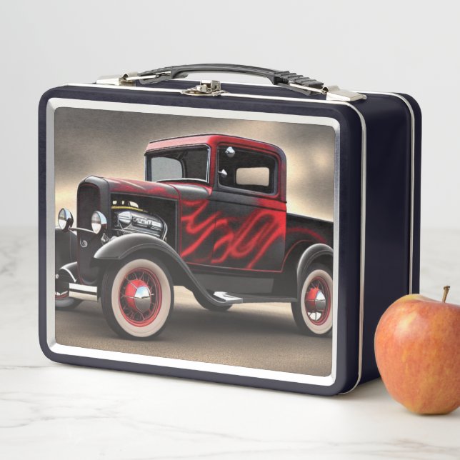 Lunch Box 1932 Boîte à lunch en métal pour camion de ramassa (En situation)