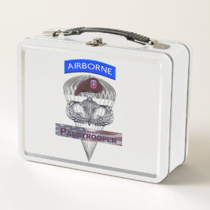 Lunch Box 82e Airborne Senior Jumper avec drapeau américain