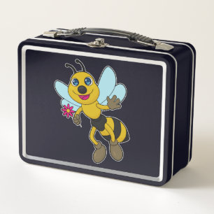 Lunch Box Abeille à fleurs