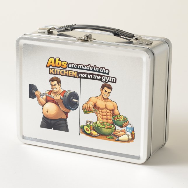 Lunch Box Abs Are Made in the Kitchen Food Container (Devant)