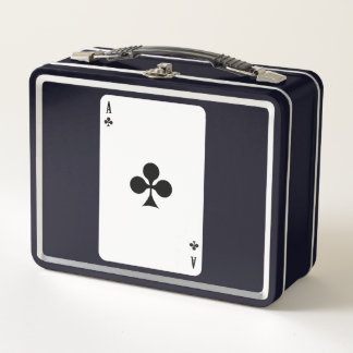 Lunch Box Ace Du Club Jeu Carte Drôle Correspondant Hallowee