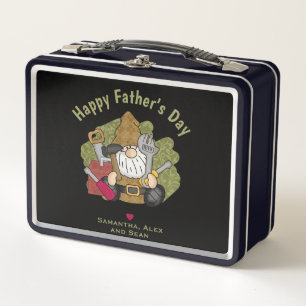 Lunch Box Adorable Handyman & Carpenter Garden Gnome
