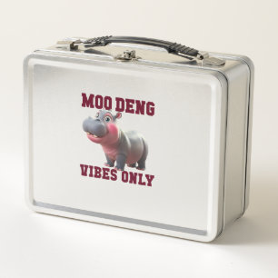 Lunch Box Adorable MOO DENG VIBES SEULEMENT bon bébé Hippo V