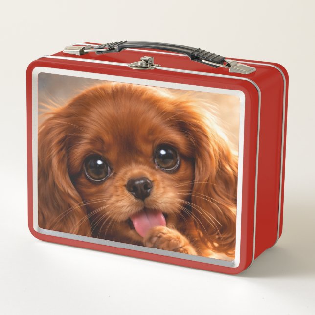 Lunch Box Adorable Ruby Cavalier Spaniel (Devant)