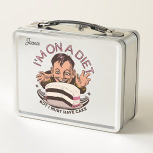 Lunch Box Adorables Drôle Je suis sur un régime mais je dois