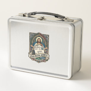 Lunch Box Adresse postale de Jésus Ciel Adresse postale de J