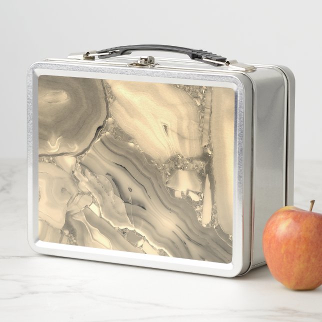 Lunch Box Agate Brown (En situation)