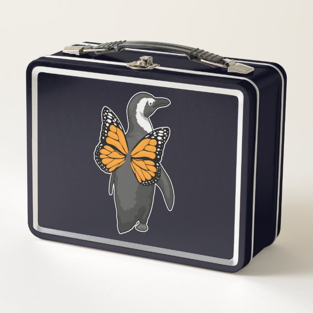 Lunch Box Ailes de papillon pingouin (Devant)