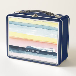 Lunch Box Ajoutez votre courant nommé I de coucher du soleil