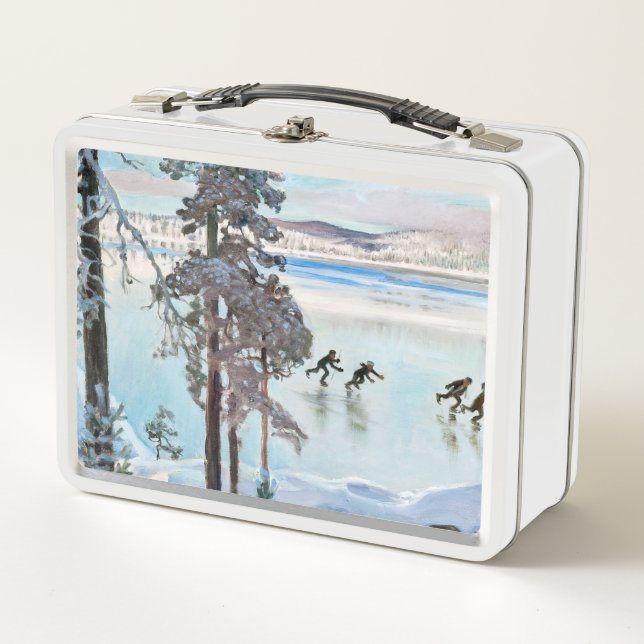 Lunch Box Akseli Gallen-Kallela - Skaters près de Kalela Sho (Devant)