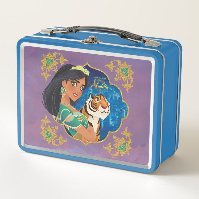 Lunch Box Aladin| Graphisme Bijoux De Jasmin Et De Raja (Devant)