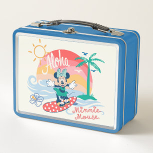 Lunch Box Aloha Minnie Mouse Surf Tropical
