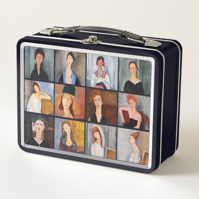 Lunch Box Amedeo Modigliani - Collage de chefs-d'oeuvre (Devant)