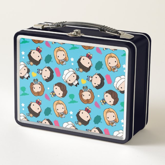 Lunch Box AMIS™ | Caractère Motif Chibi (Devant)