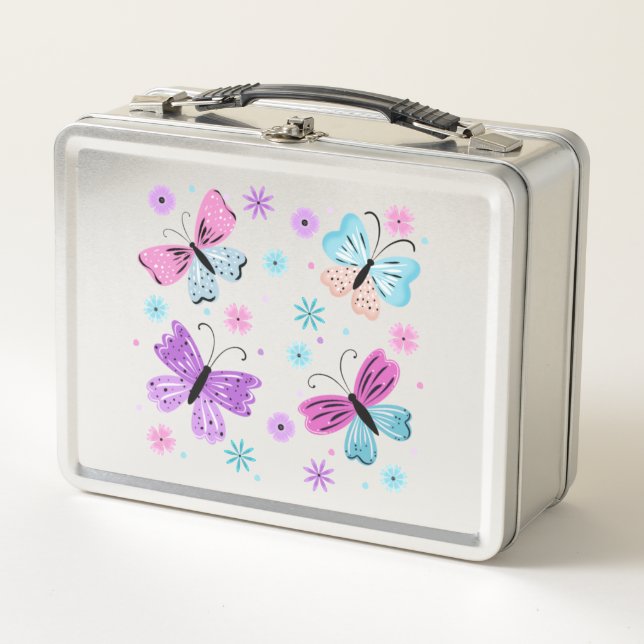 Lunch Box Amis papillon (Devant)