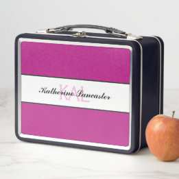 Lunch Box Amour Papillon | Magenta Lace Personnalisé