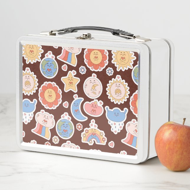 Lunch Box Amour rétro (En situation)