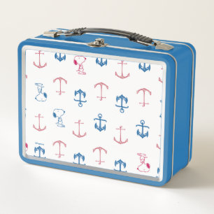 Lunch Box Ancre nautique Snoopy Motif