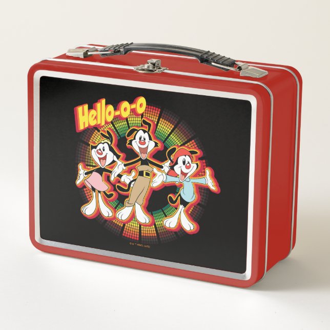 Lunch Box Animaniacs | Hello-o Retro Equalizer Graphic (Devant)