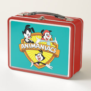Lunch Box Animaniacs Warner Brothers & Sister WB Shield