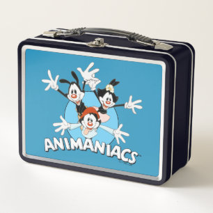 Lunch Box Animaniacs Warner Siblings Arms Wide Graphic