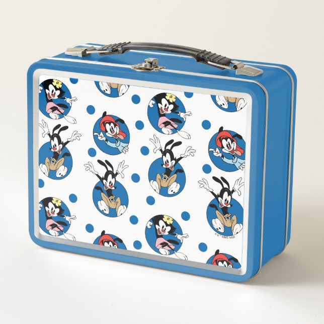 Lunch Box Animaniacs | Yakko, Wakko, & Motif du cercle de po (Devant)