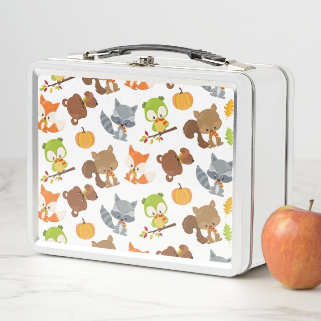 Lunch Box Animaux de forêt, Animaux de forêt, Animaux d'auto (En situation)