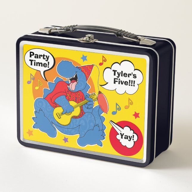 Lunch Box Anniversaire Dinosaur (Devant)