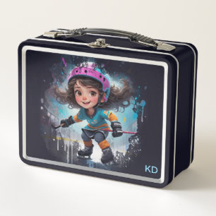 Lunch Box *~* AP94   Fille Joueuse de Hockey sur Glace Migno