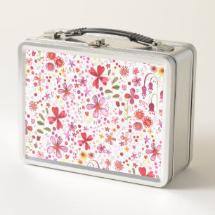 Lunch Box Aquarelle de fleurs sauvages