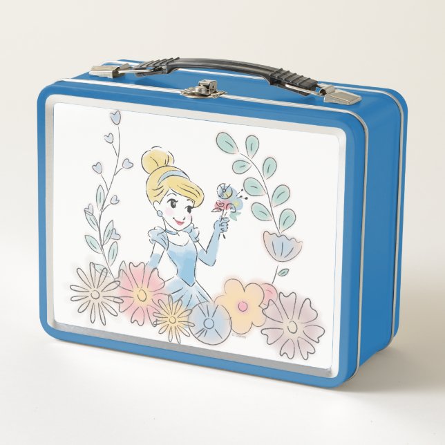 Lunch Box Aquarelle Disney Cinderella (Devant)