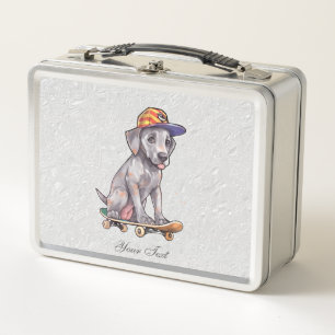 Lunch Box Aquarelle Great Dane Metal Boîte à lunch