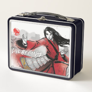 Lunch Box Aquarelle Mulan "Live By Honor"