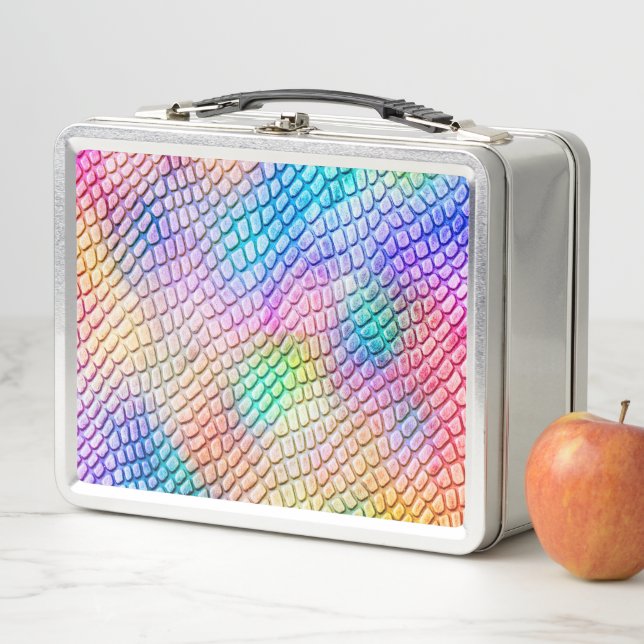 Lunch Box Aquarelle Snakeskin (En situation)