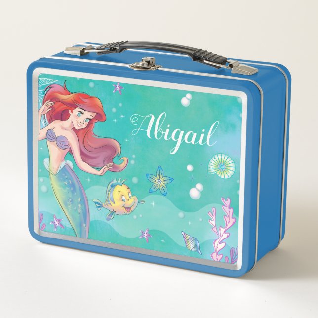 Lunch Box Ariel | La Petite Sirène | Aquarelle (Devant)