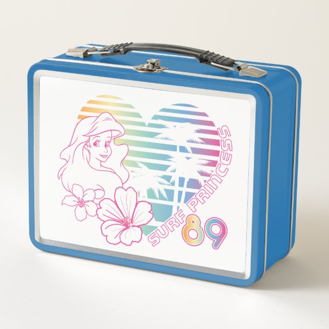 Lunch Box Ariel Surf Princess 89 Tropical Heart (Devant)