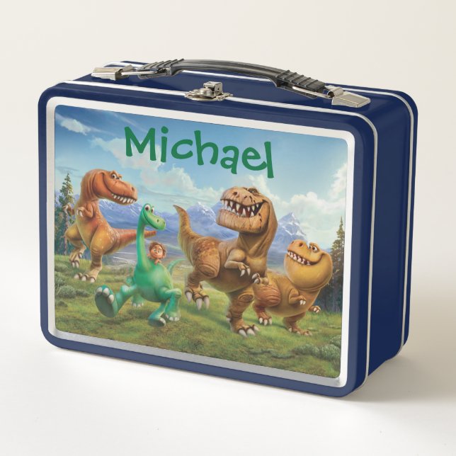 Lunch Box Arlo, Spot et Ranchers In Field - Personnalisé (Devant)