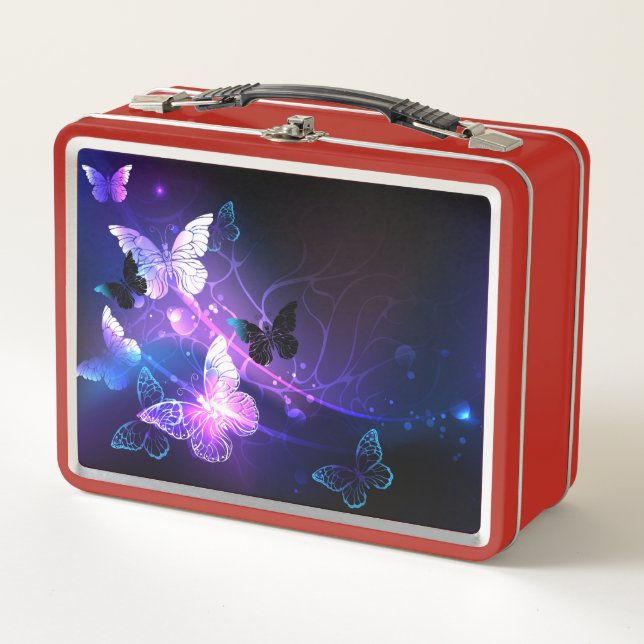Lunch Box Arrière - plan avec papillons de nuit (Devant)