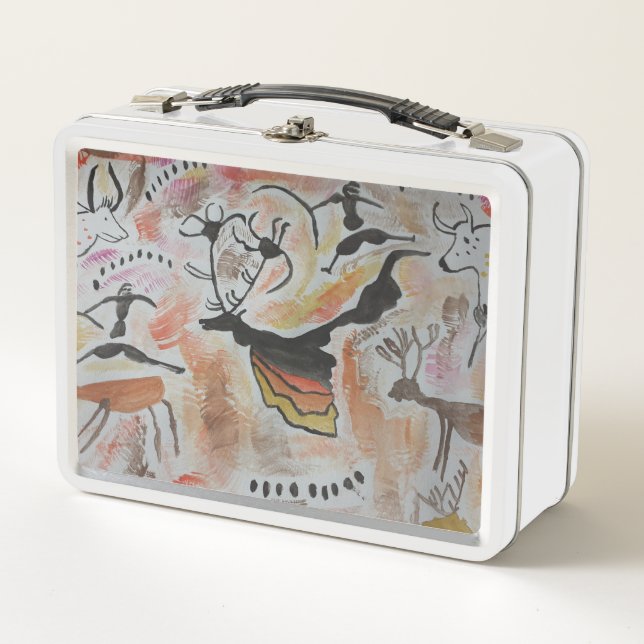 Lunch Box Art abstrait de la grotte (Devant)