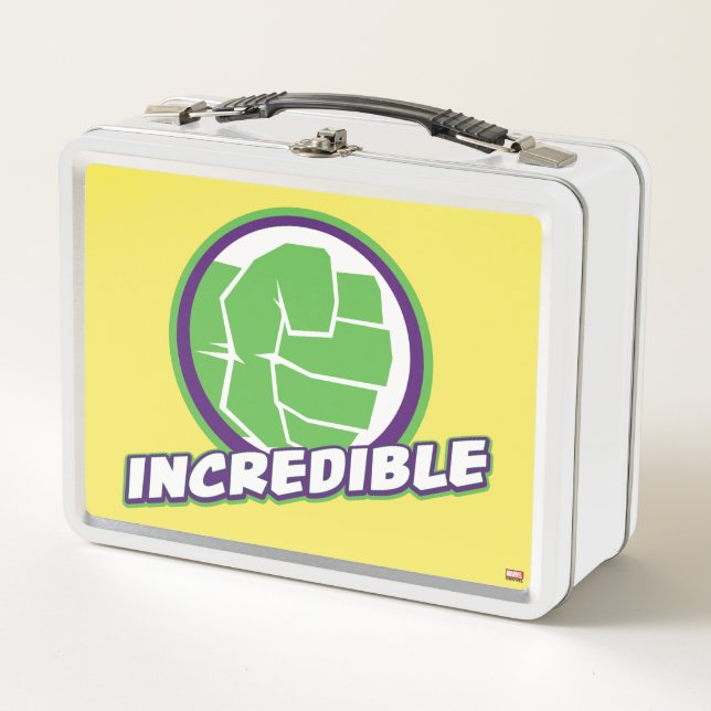 Lunch Box Assemblage des Avengers Logo d'Hulk Incroyable (Devant)