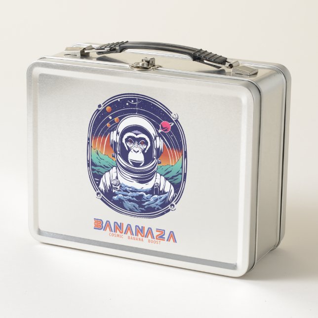 Lunch Box Astronaute du singe spatial (Devant)