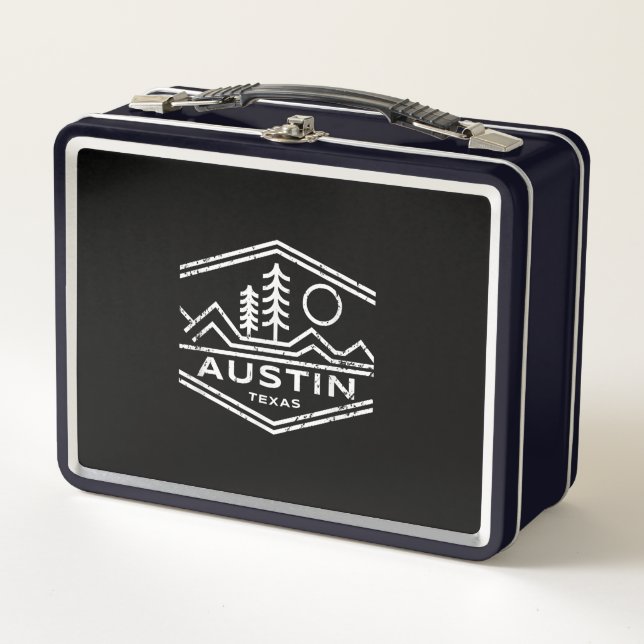 Lunch Box Austin Texas Don Austin TX Outdoors Randonnée (Devant)