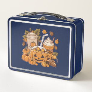 Lunch Box Automne Famille Halloween Thanksgiving mignon Auto