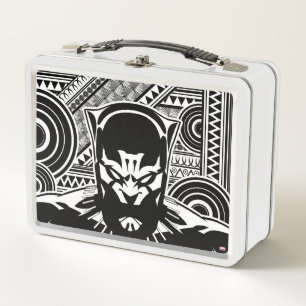 Lunch Box Avengers   Black Panther Tribal Face Art