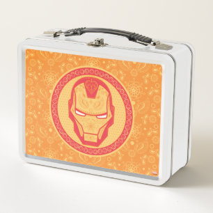 Lunch Box Avengers Paisley Logo Iron Man